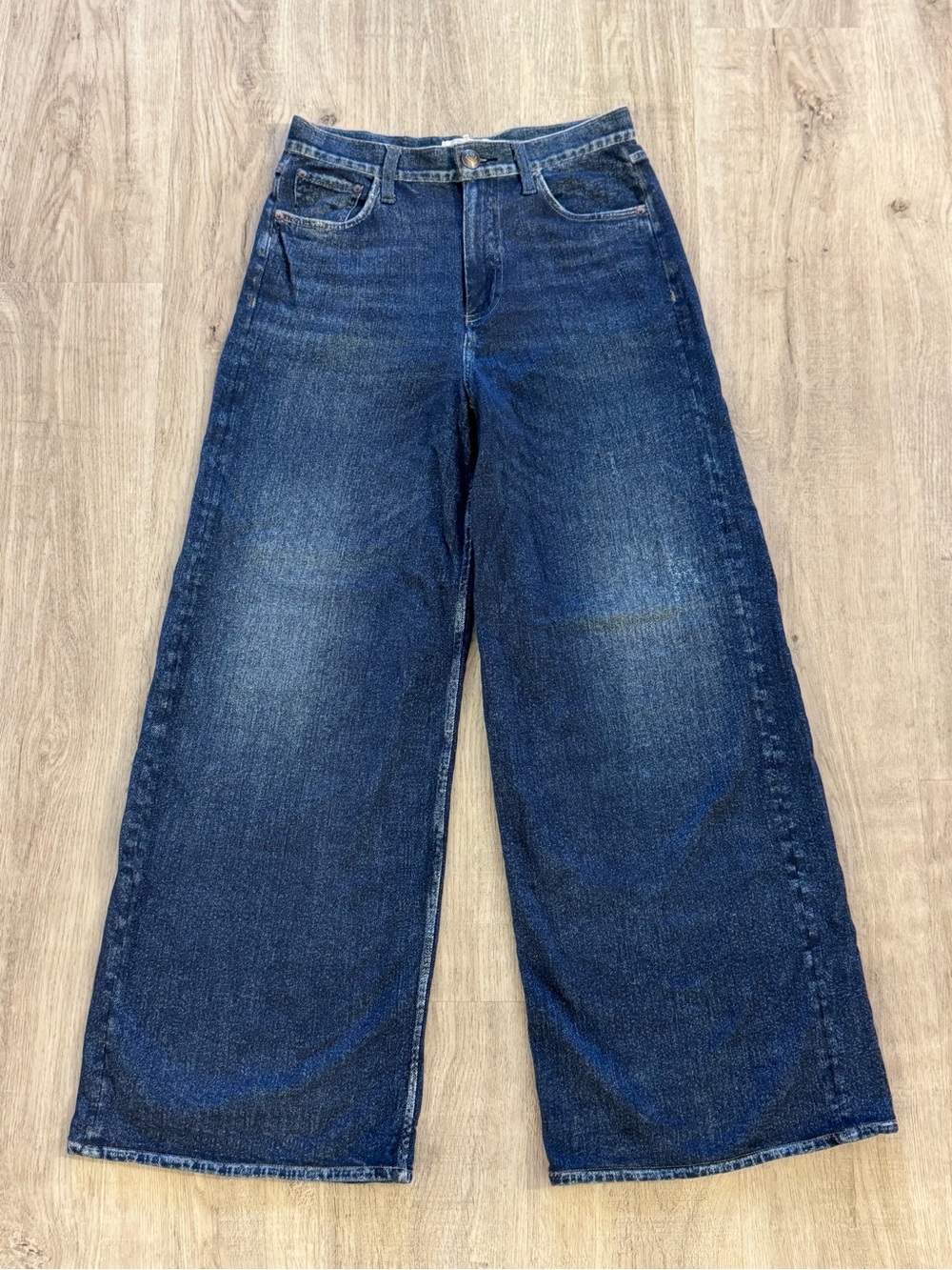 Rag & Bone Miramar Sofie High Waist Ankle Wide-Leg Pants size Sweatpant Jeans 26 - Picture 3 of 12